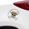 Car Sticker Body Scratches Car Sticker Cartoon Personality Logo Straw Hat Skull Sticker