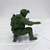 3D Printed Warrior Model Cool Desktop Organizer Pen Holder Multi-Functional Pen Stand Creative Gift Desktop Decoration