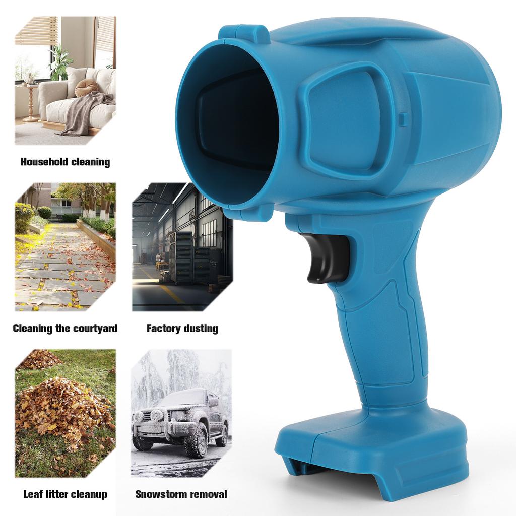 Wireless Strong Wind Air Blower for Makita 18V Battery(No Battery) Dust Blower Mini Jet Dry Blower Fan for Keyboard Car Camping