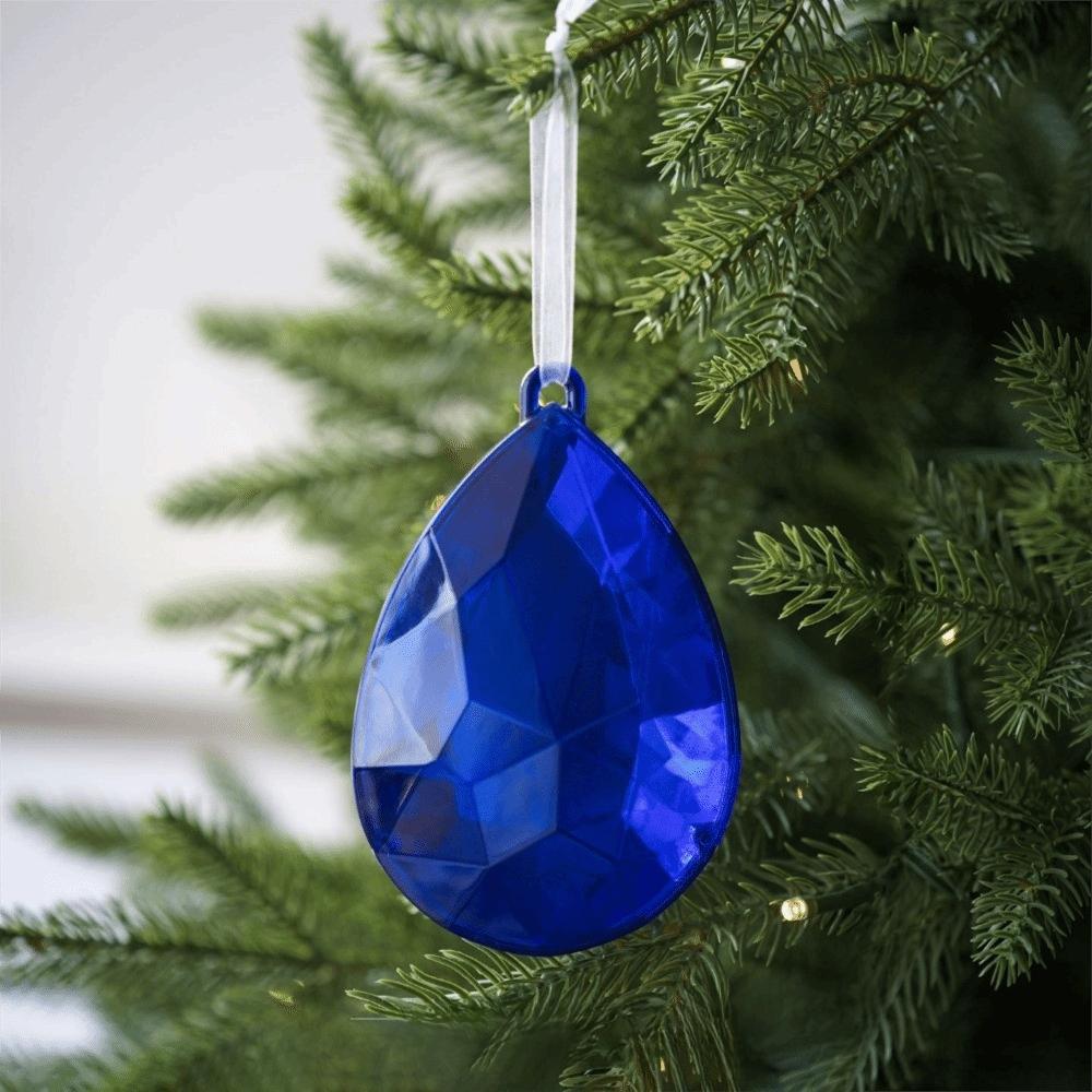Multicolor Christmas Tree Pendant Color Glitter Christmas Hanging Decoration Festival