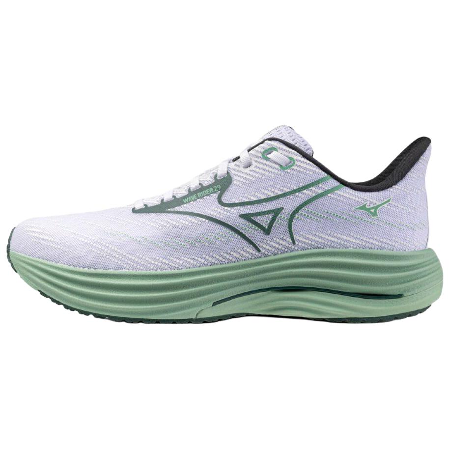 

Mizuno Wave Rider 29 Comfortable Fitting Running Shoes Unisex Sneakers White Green J1GC250509 42.5