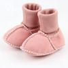 Fashion Newborn Soft Sole Plush Warm Baby Shoe Genuine Sheepskin Baby Sock Shoes Boot