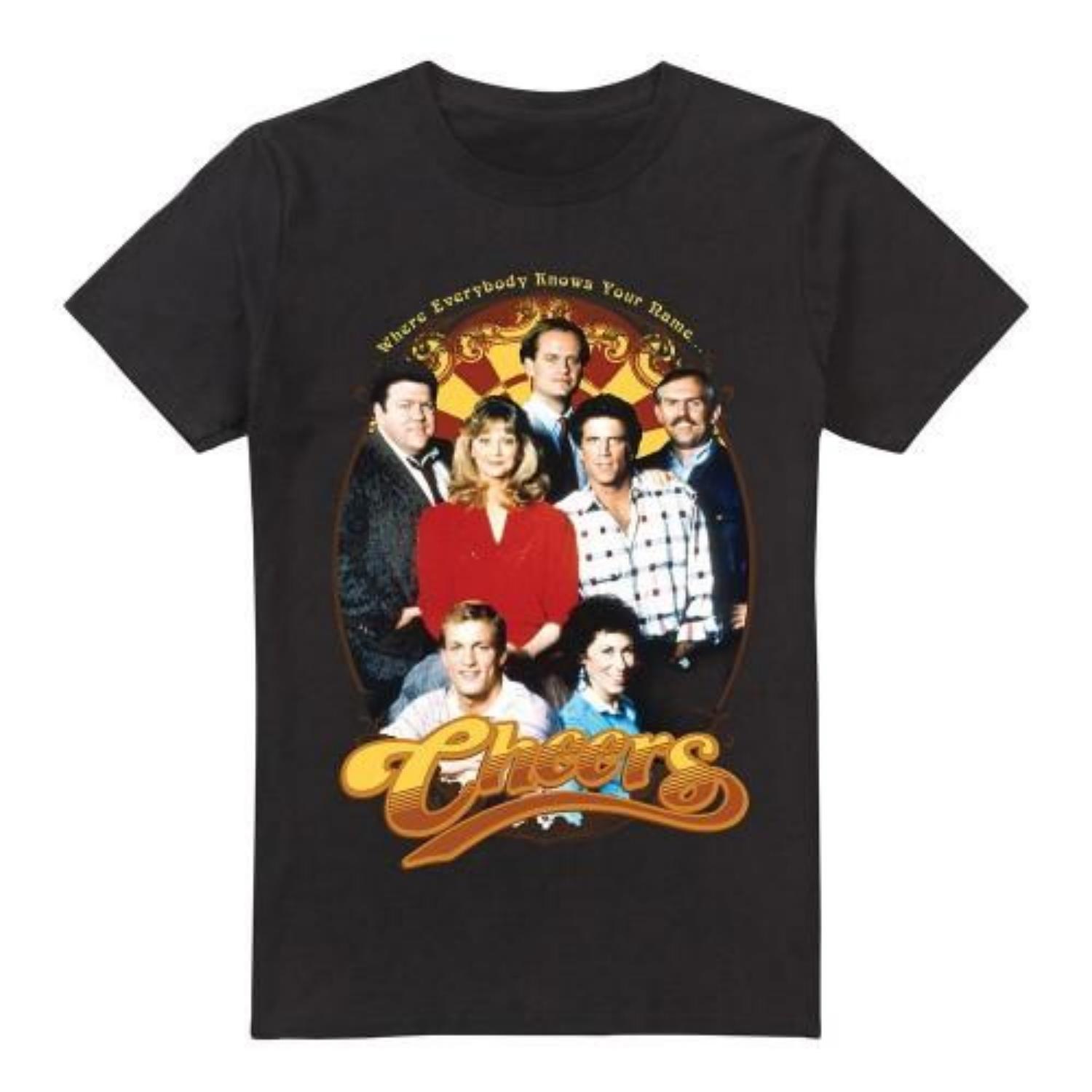 

Cheers Mens Group Shot T-Shirt S чёрный