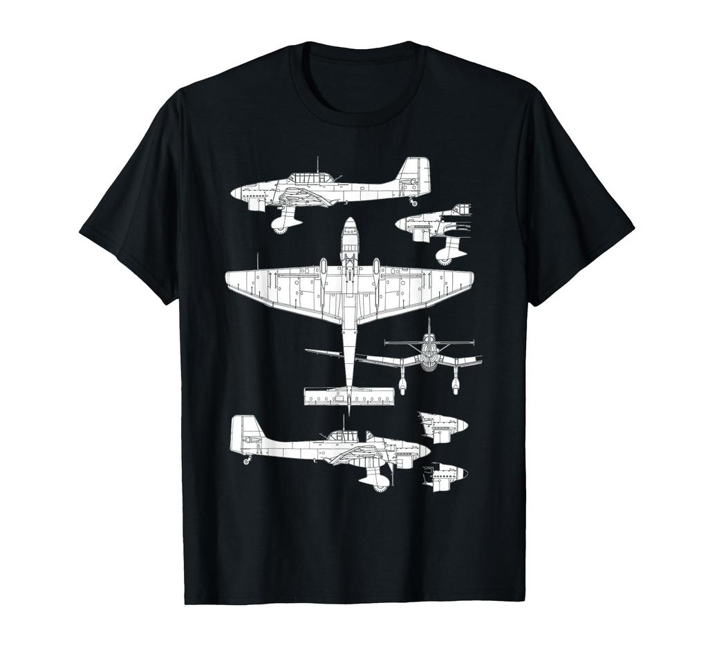 Junkers Ju 87 Stuka German WW2 Bomber Air Force Aircraft T-Shirt