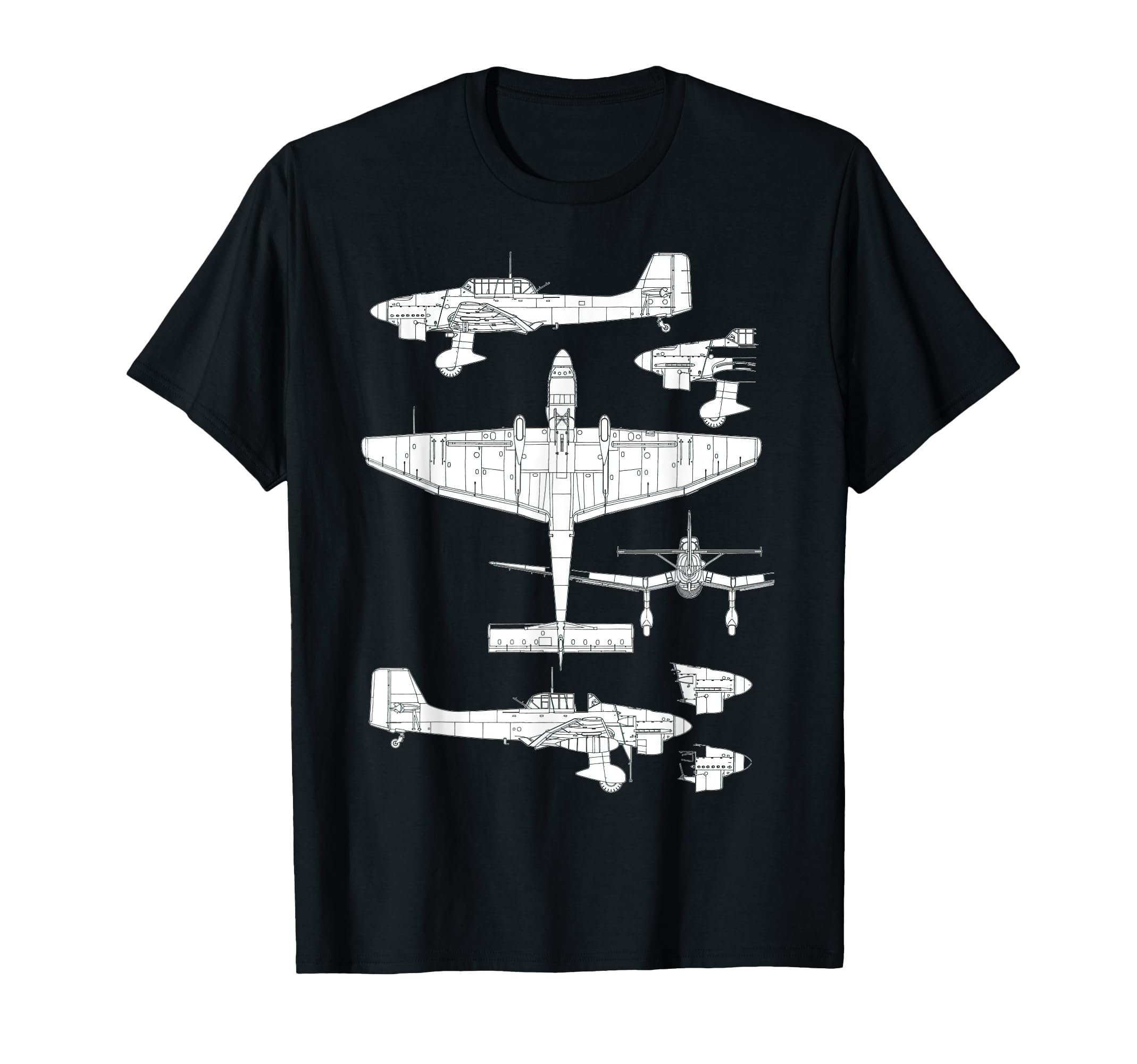 Junkers Ju 87 Stuka German WW2 Bomber Air Force Aircraft T-Shirt