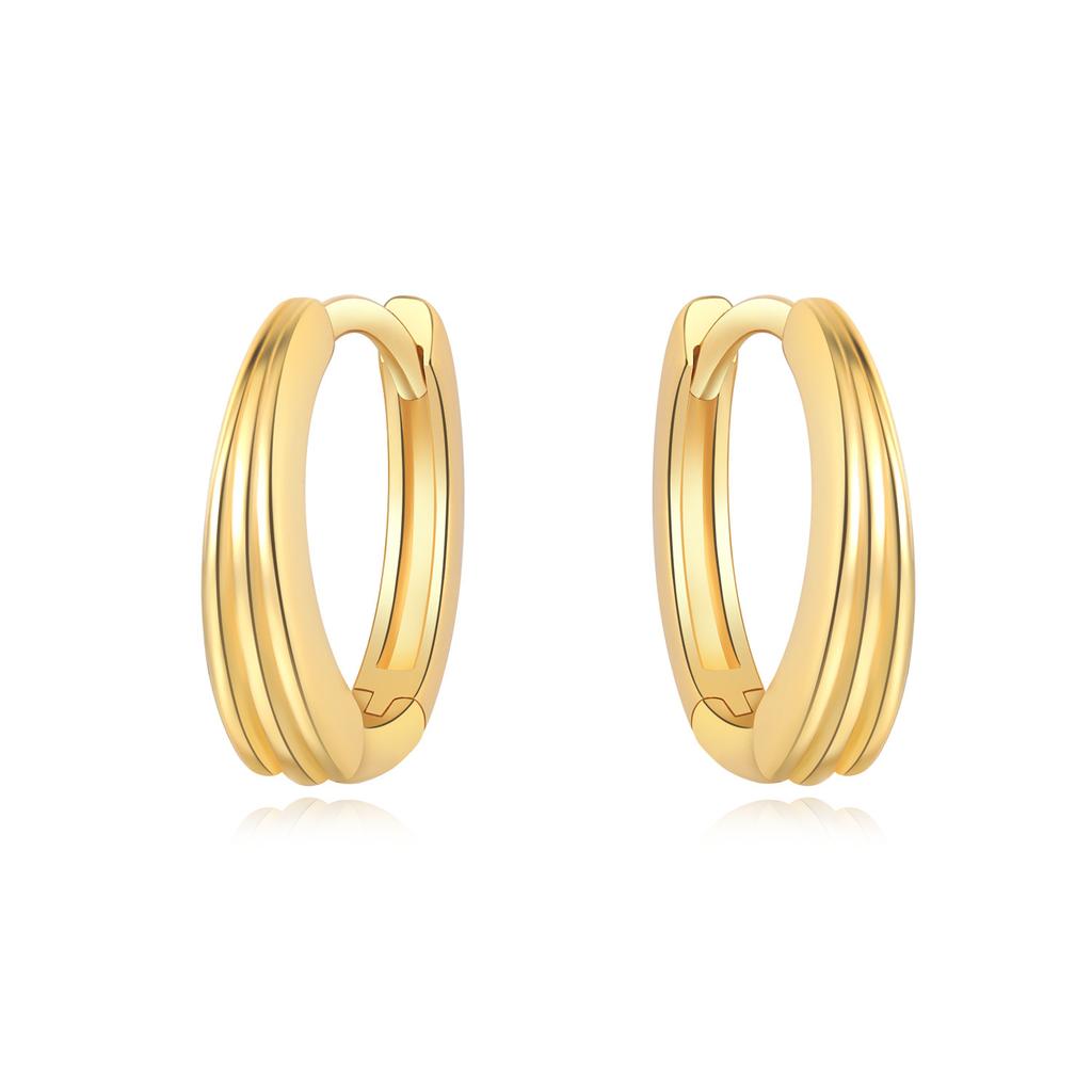 925 Silver Exquisite Multi-layer Ear Ring Jewelry Versatile Hoop Earrings For Women Jewelry Fine Birthday Party Gift