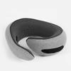 Portable Memory Foam U-Shaped Neck Pillow Set for Airplane Travel