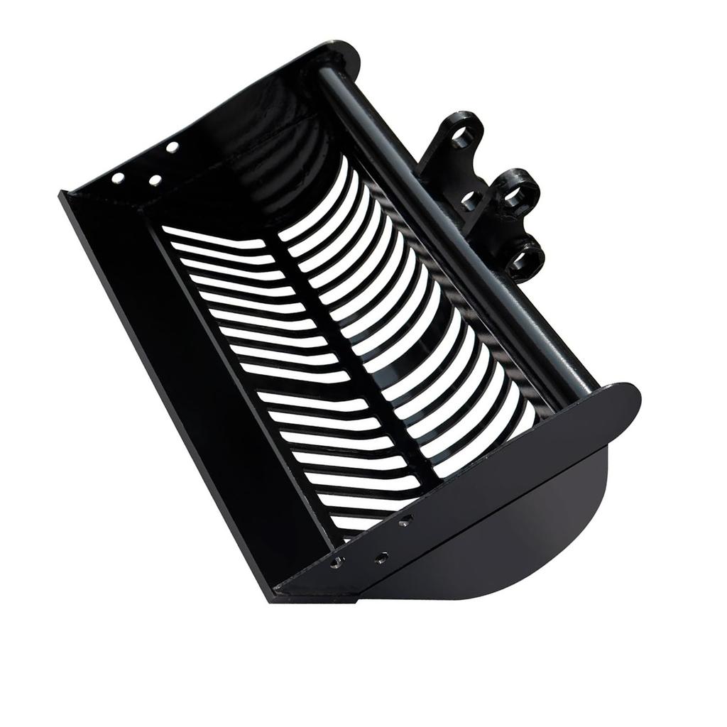 Minibagger Sieblöffel 600mm 23,6 Zoll Breite Sieblöffel für Sand Boden Gestein Filtration
