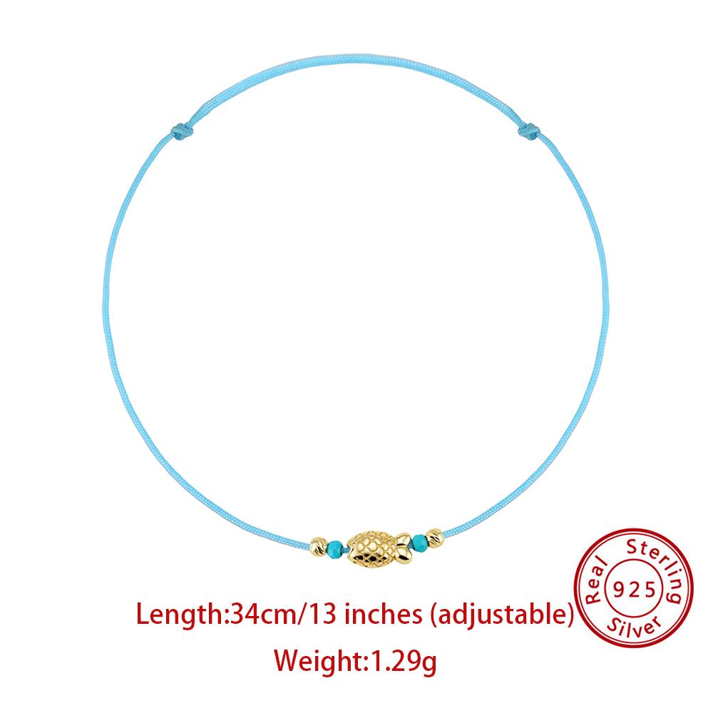 

Эффи Квин Простой Милый Рыбка Браслет на Лодыжку Летний Пляжный Стерлинговое Серебро 925 Рыбка Украшение на Ногу Модный Браслет на Ногу Регулируемый Подарок SA99