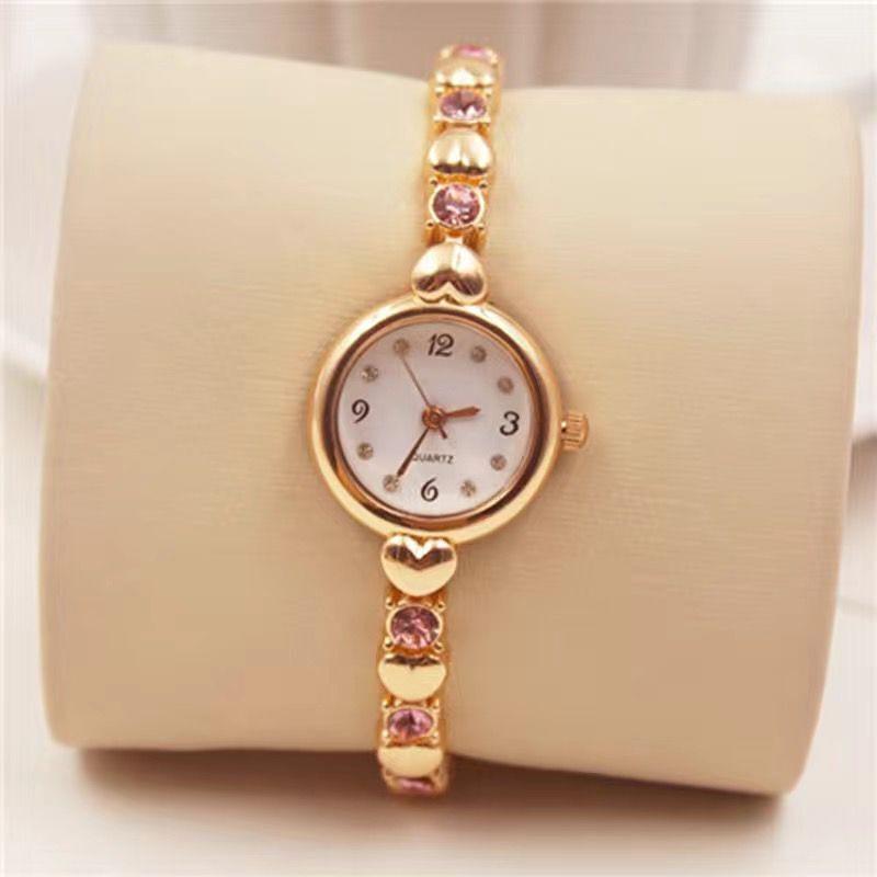 JW Korean Style Elegant Ladies' Water Diamond Quartz Bracelet Watch