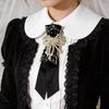 Choker Long Necktie Black Shirt Tie Retro Bow Tie  Women