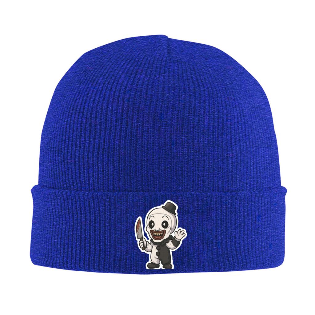 Terrifier Beanie Hats  Bonnet Hats Men Women Y2K Cool Kpop Knitted Hat Spring Design Warm Caps