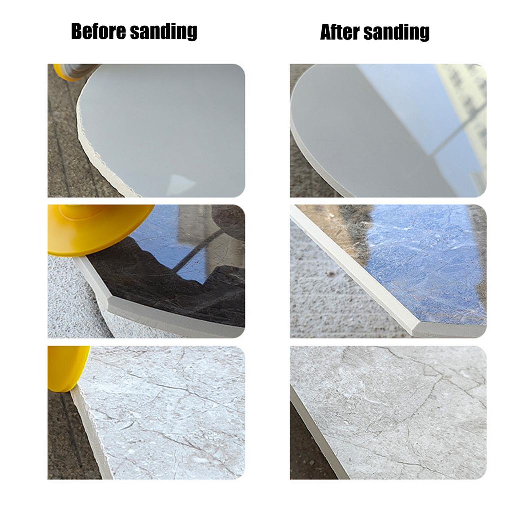 Diamonds Coated Tile Edge Grinding Disc Polishing Pad for Chamfering and Polishing Glass Marble and Stone Materials