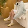 Candy Color Women Mary Jane Shoes Fashion Shallow Butterfly-knot Shoes Ladies Elegant Dress Internal Elevation Shoes