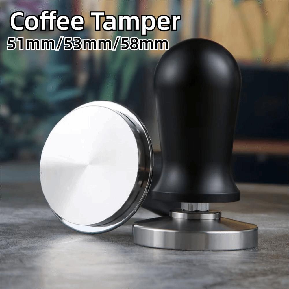 51/53/58mm Coffee Powder Press Flat Bottom Espresso Distribution Tool  Coffee Grounds