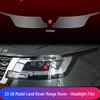 Smoked Headlight Film for 2017-2026 Land Rover Range Rover Velar - Executive Light-Controlled Transparent TPU.