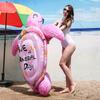 Pink Sea Turtle Inflatable Raft for Adults - Large Floating and Riding Raft
