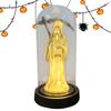 Ghost Lamp Halloween Night Light Tabletop Spooky Decorations Light LED Ambient Lighting For Fireplace Home Party Holiday