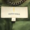 AKIRANAKA Horsehide Leather Double Riders Jacket 1 Black Women Used