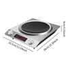 Electric Hot Plate for Cooking Adjustable Temperature Easy To Clean Waterproof Electric Heater for Camp Outdoor Dorm Office Home