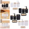 4x Bathroom Accessories Portable Practical Stylish Keep Tidy Bath Essential for Countertop Hotel Restroom Apartment Household