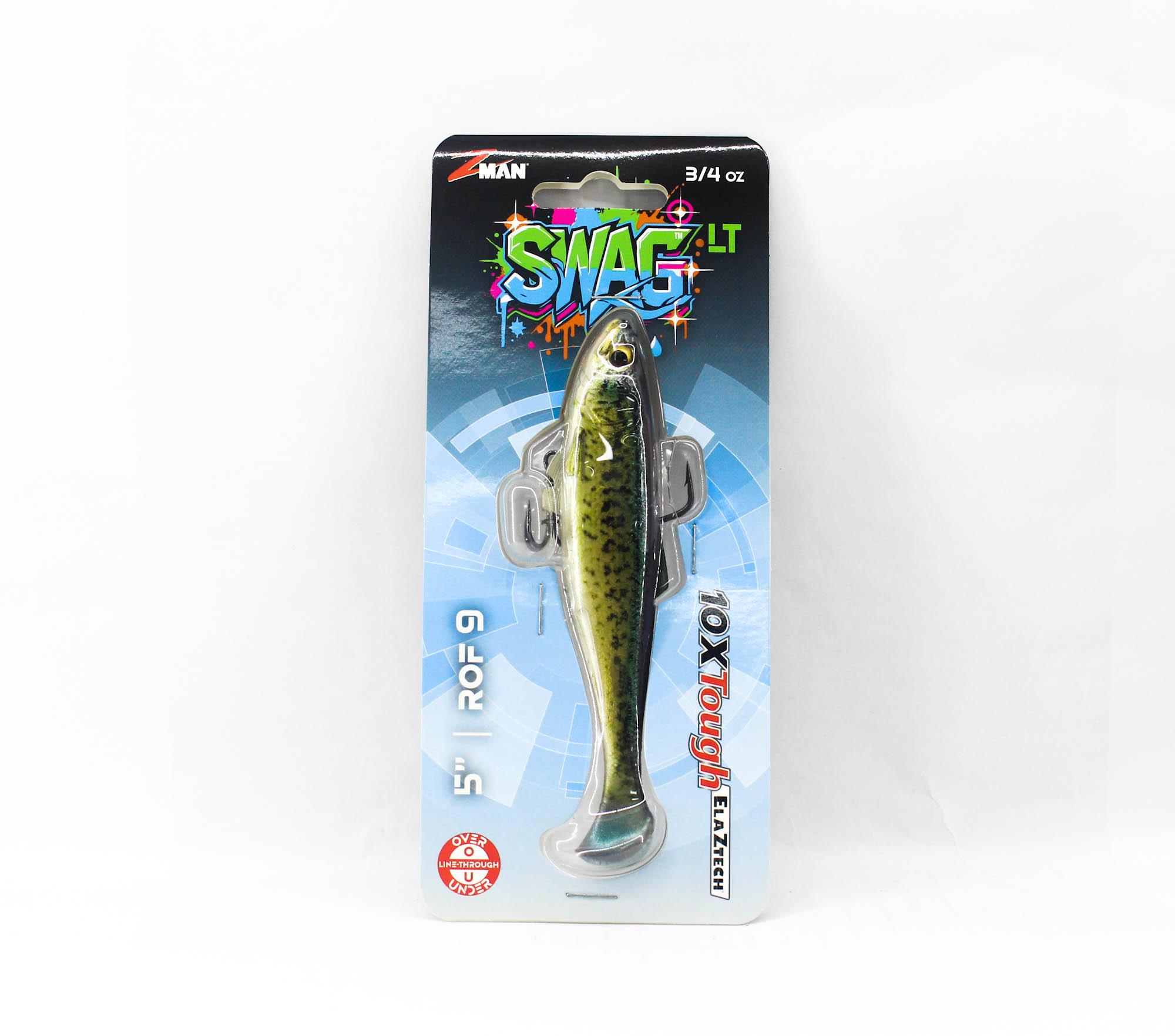 Zman Мягкая приманка Swag Swimbait LT 5 дюймов Baby Bass (4910)