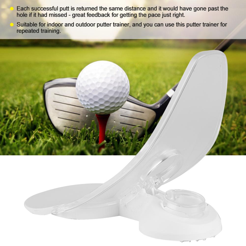 Portable Pressure Real Hole Golf Putter Putting Trainer for Indoor Outdoor Practice