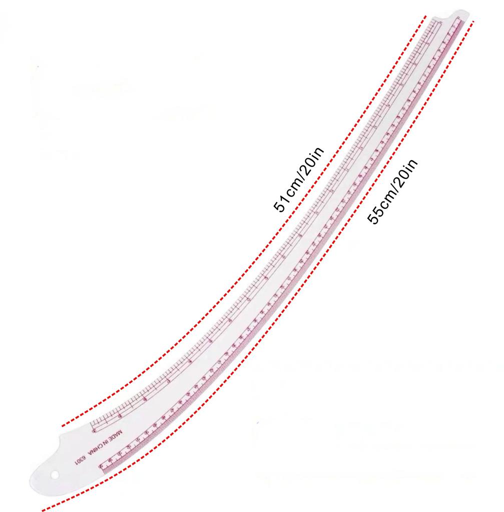 French Curve Ruler Soft Patchwork Ruler Measure Tailor Drawing Template DIY Fabric Cutting Measuring Ruler Sewing Tool Kits