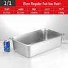 Maidekai Thickened Stainless Steel 1/1 Gastronorm Food Pan with Lid
