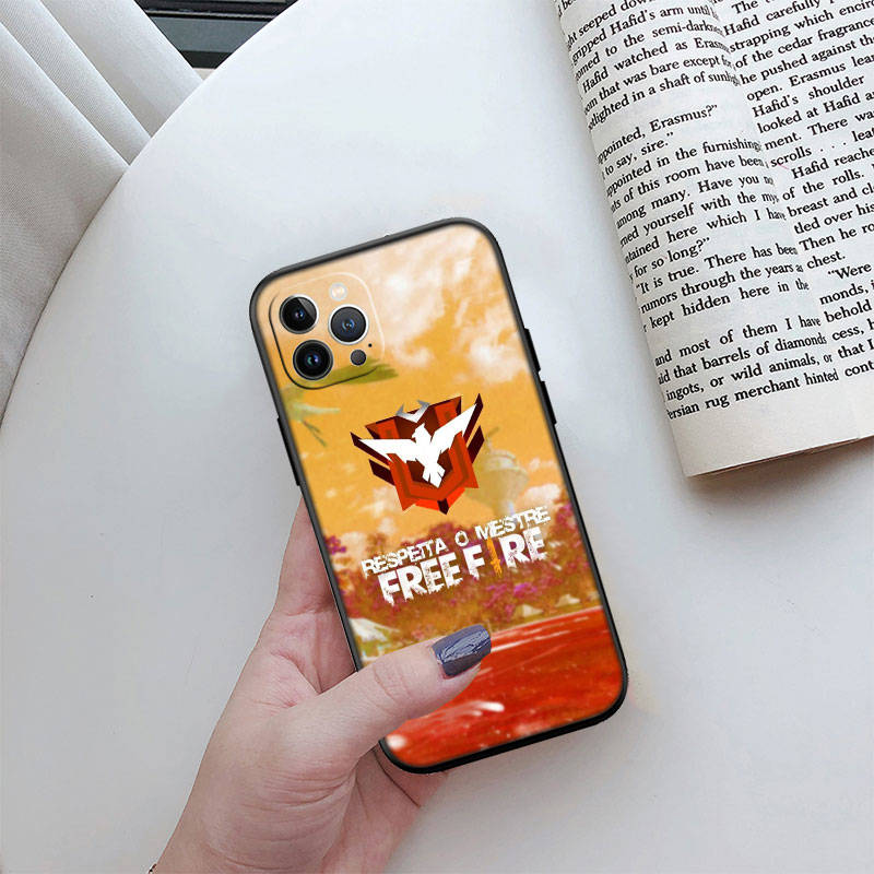 IR10 Free Fire Phone Shell Case for Redmi Note 12 12S 12C 13 13C 13R 14 14S 14R 14C Pro Max Plus A3 A3X A4 A5 11A 13X