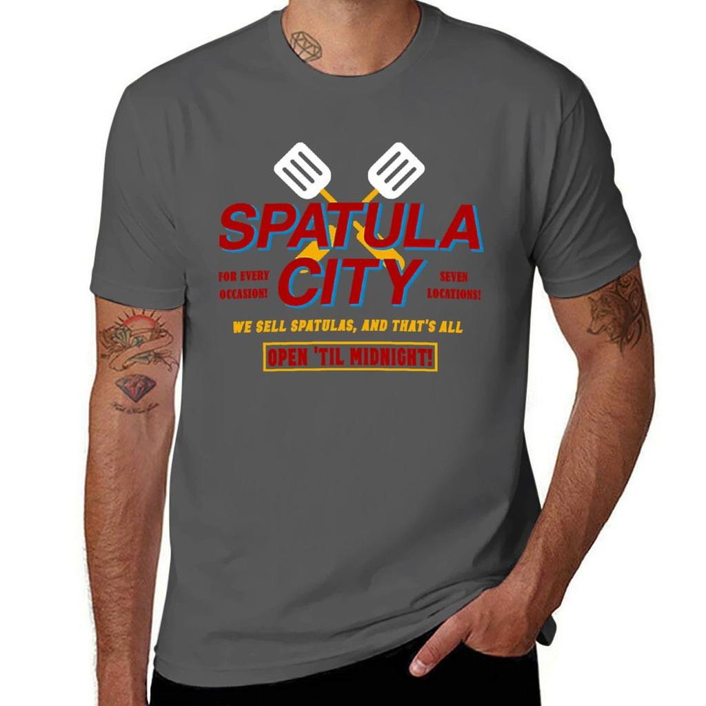 Spatula City Tshirt Basic Casual Wear Short Sleeve Top