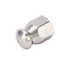 5000PSI High Pressure Washer Nozzle Pipe Dredging Cleaning Nozzle Stainless Steel Jetter Nozzle Round Head Front 1 Rear