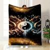 6 Size The Warm and Comfortable Dragon Soft Blanket, Suitable for Living Room,Room Sofa Available in All Seasons,Gift for Friend