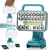 Suitable For Makita 18V Battery Cordless LED Work Light 2000LM Portable Flood Light For Hiking Camping No Battery