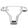 Silver/Black Car Steering Wheel Frame Trim Cover AMG Style For Mercedes For Benz C E CLA CLASS W204 W212 W117 C172 2012-2014