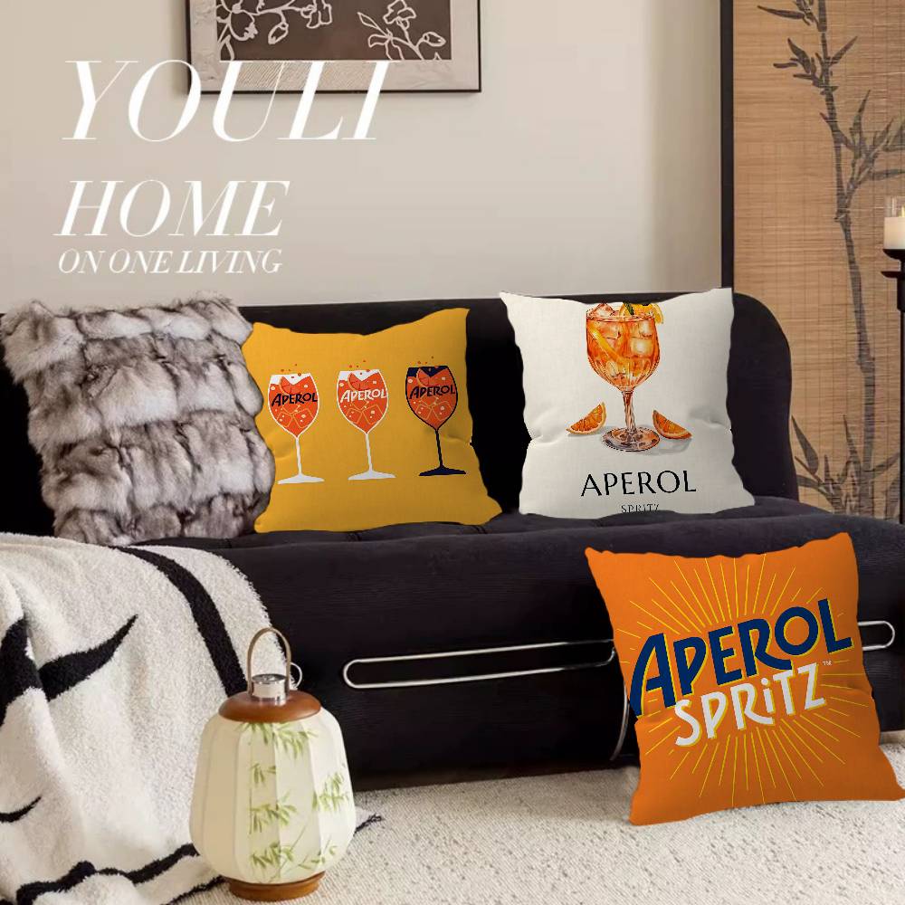 AAperolSSSpritz Cushion Cover Car Throw Pillow Case For Sofa Car Christmas Gift Xcm Xcm