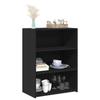 VidaXL Black Buffet 70x41x93 Cm Engineered Wood 846370