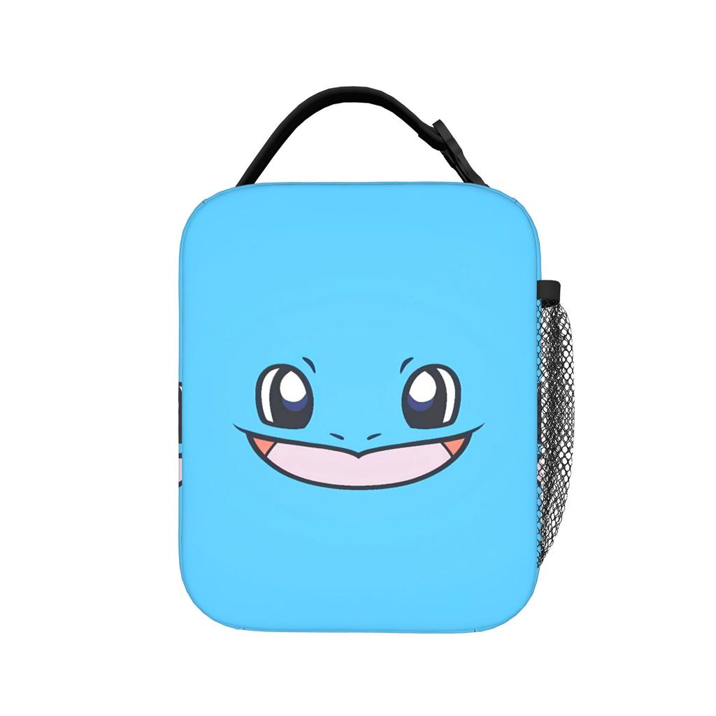 Squirtle Tiny Anime Lunch Bag School Lunch Box For Child Fun Graphic Thermal Lunch Bags Waterproof Convenient Cooler Bag