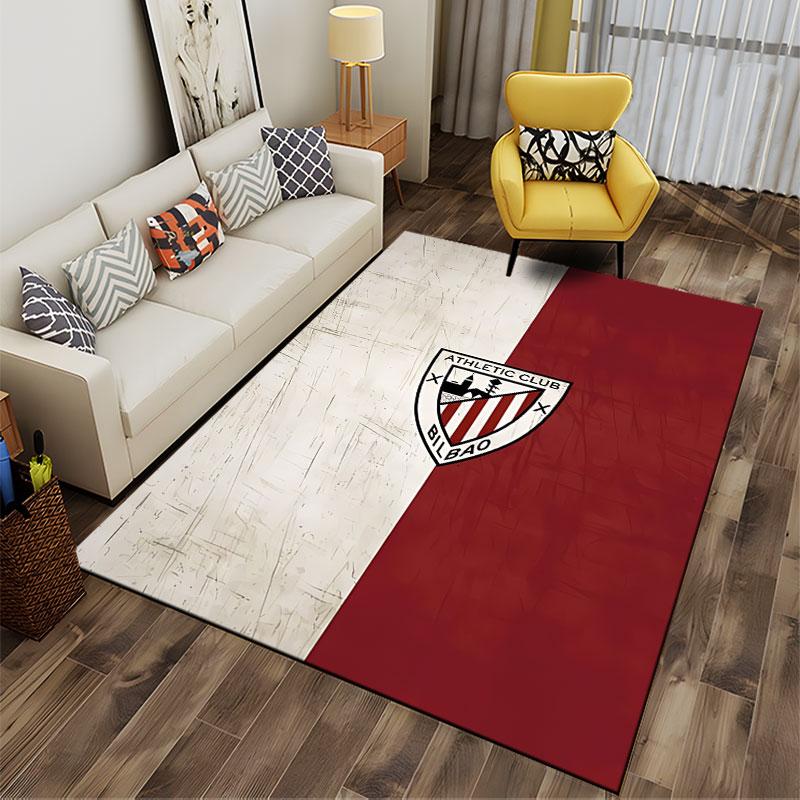 Athletic Club Bilbao Logo Carpet suitable as a non-slip mat for the living room or bedroom sofa