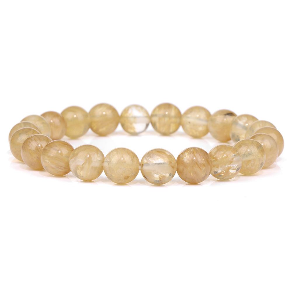 

Модный браслет из бусин из натурального камня розового ангелита 8 мм, браслет из бусин из солнечного камня, энергетический браслет для йоги, украшения для женщин, подарки ручной работы 23CM