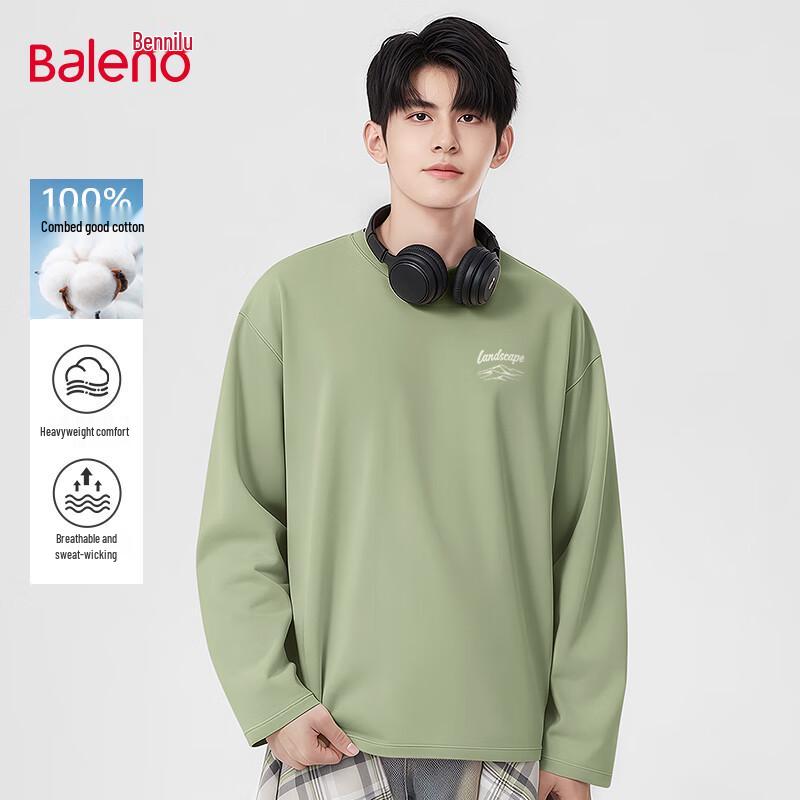 Baleno Men's Pure Cotton Long Sleeve Sweatshirt