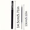 20 kusů černých gelových per 0,5 mm, Vhodné pro školní nebo kancelářské použití, Podpisová pera pro podnikání, Pera na studentské zkoušky