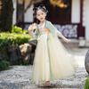 Kız Hanfu antik kostüm çocuk Çin tarzı küçük kız elbisesi Tang elbise prenses etek ulusal kostüm çocuk