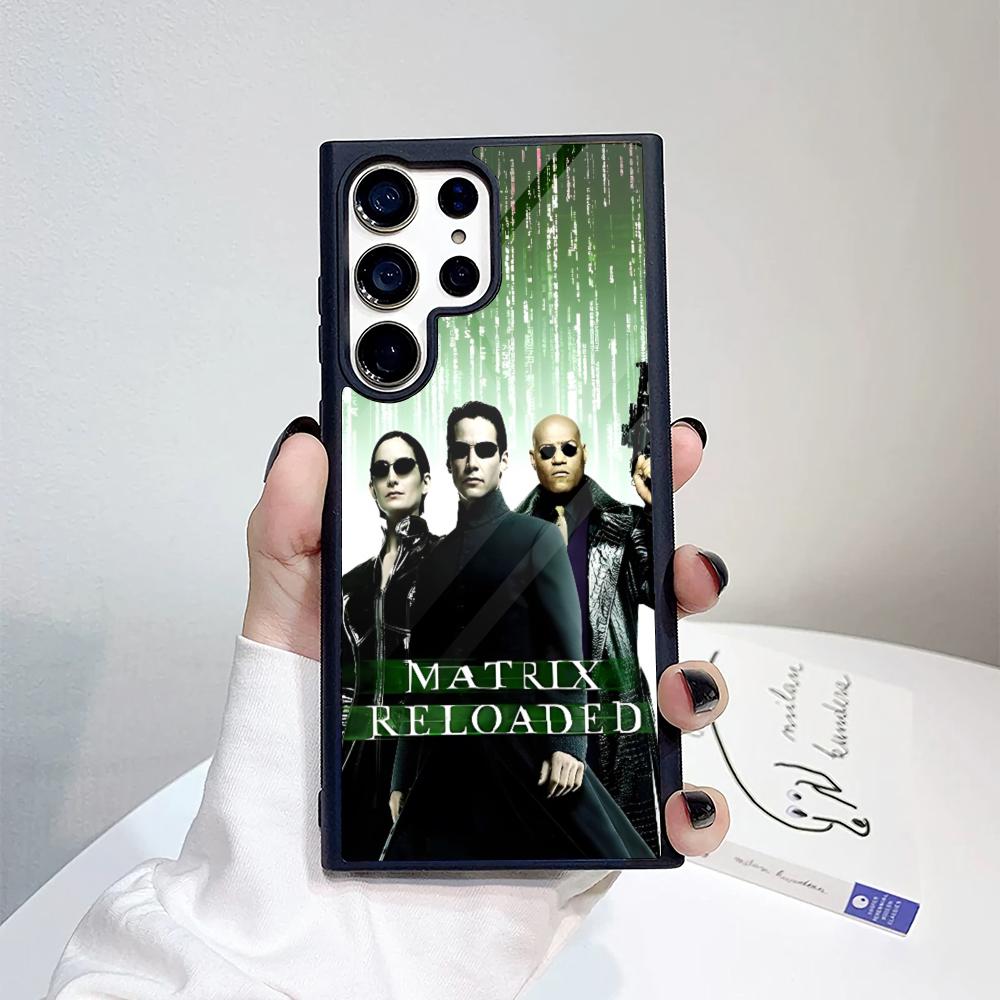 

The Matrix Phone Case For Samsung Galaxy S26 S25 S24 S23 S22 S21 S20 FE Edge Pro Plus Ultra PC+TPU Cover Galaxy S25
