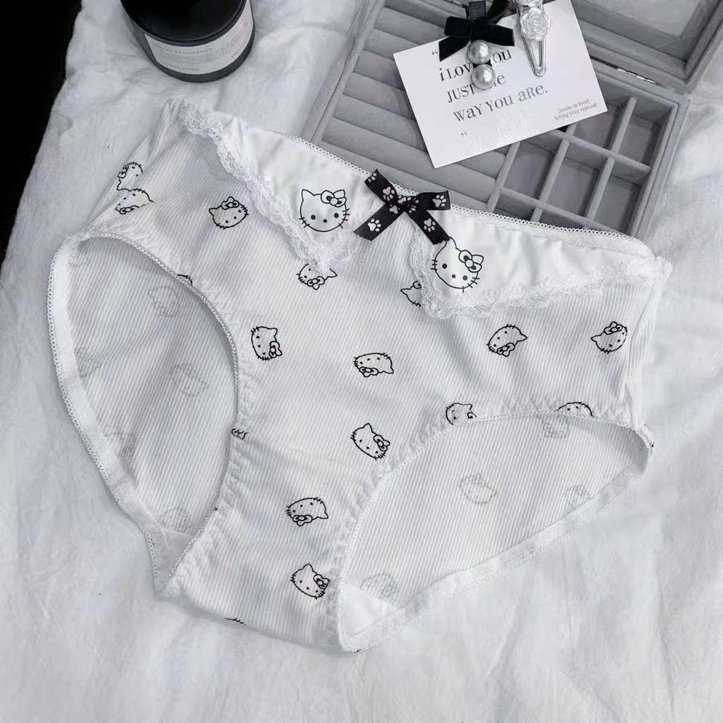 Academy Japanese-Style Cute Sweet 2025 Cotton No-Ride Triangle Panties