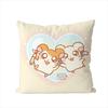 Hamtaro Pillow Case For Car Sofa Decorative Home Doublesided Print Plush Square Throw Pillow Cushion Cover