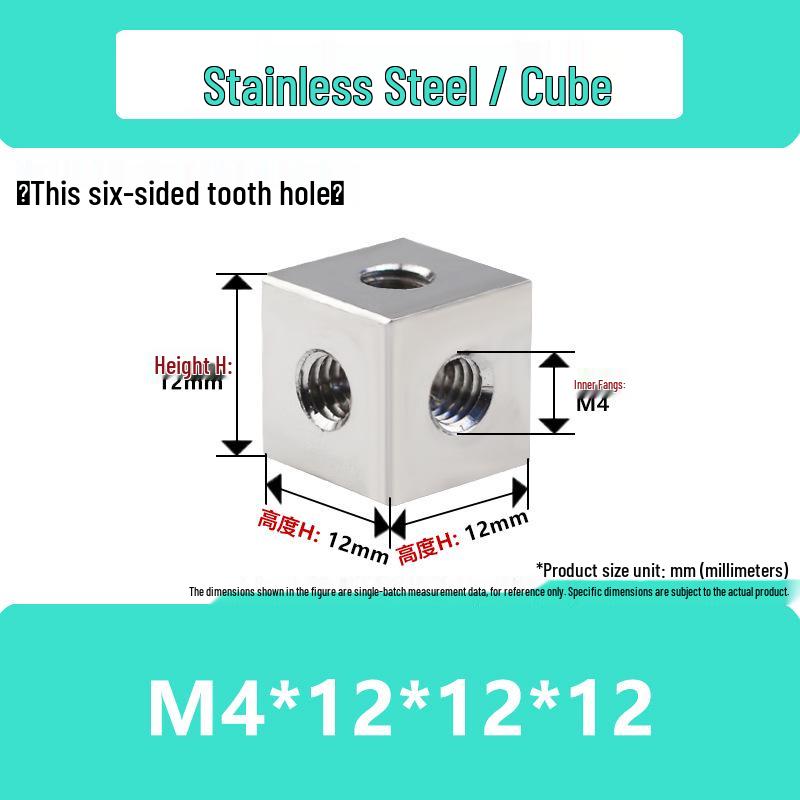 Aluminum Alloy Hex Nut Acrylic Connector Cap