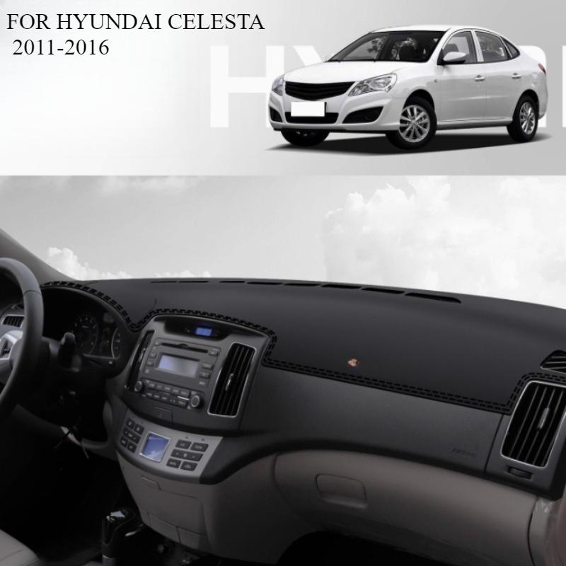 

FOR HYUNDAI CELESTA 2011-2016 Car Dash Mat Dashmat Dashboard Mat Cover Sun Shade Dash Board Cover Carpet Accessories front B