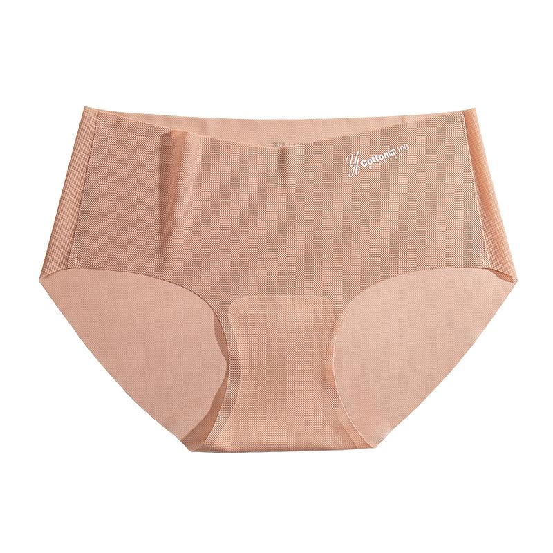 Women S Low Waist Seamless Antibacterial Summer Breathable Triangle Underwear