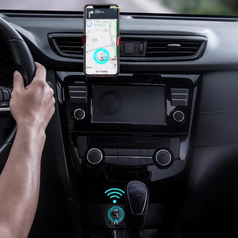 1Pcs Car Aux 3.5Mm Jack Adapter Cable Speaker Transmitter Usb 5V Bluetooth Car Audio Cable Transmitter Wireless Receiver